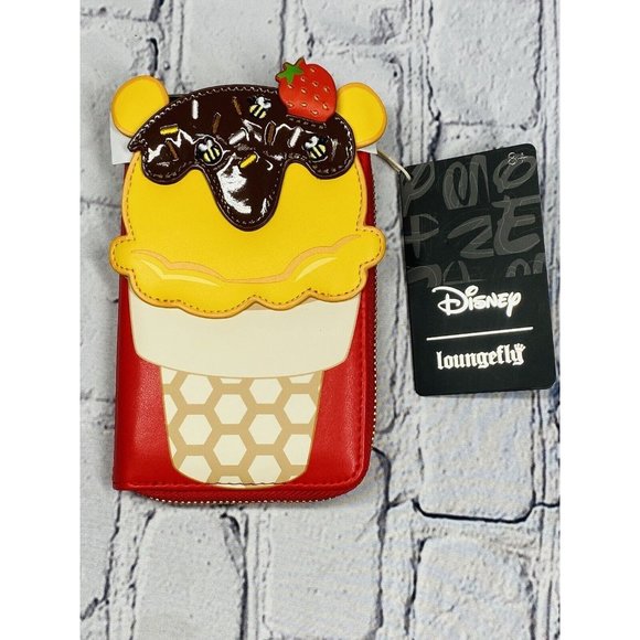 Loungefly Handbags - Loungefly‎ Disney Winnie The Pooh Ice Cream Wallet Sweet Treat Zip Around